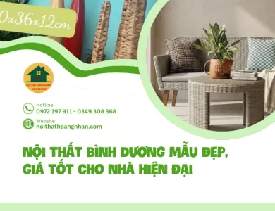 Nội thất Bình Dương mẫu đẹp, giá tốt cho nhà hiện đại