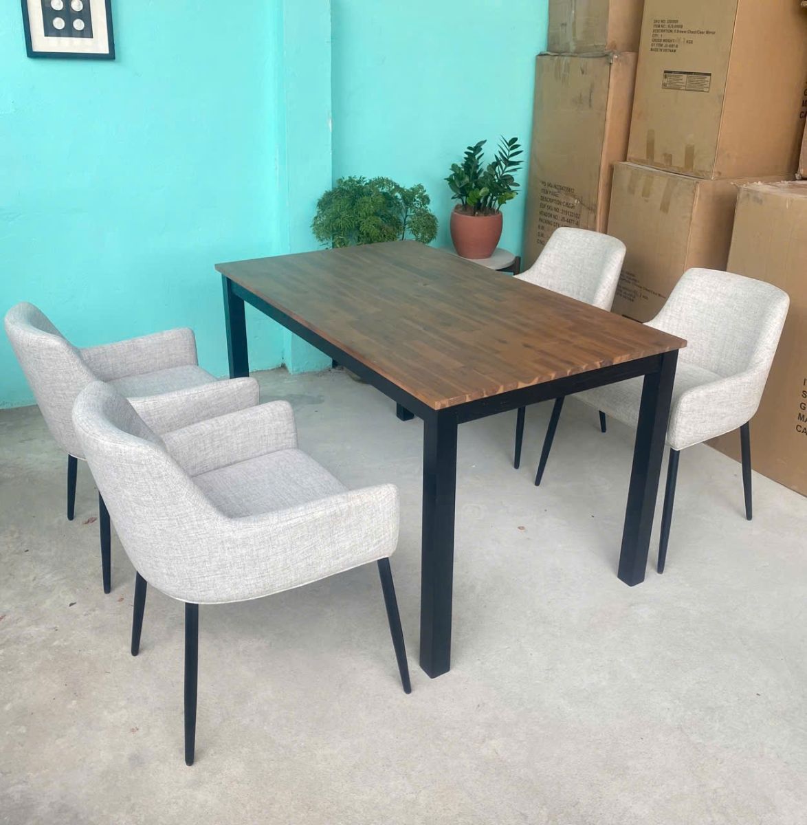 Bộ Bàn Ăn Hiện Đại 4 Ghế Đẹp