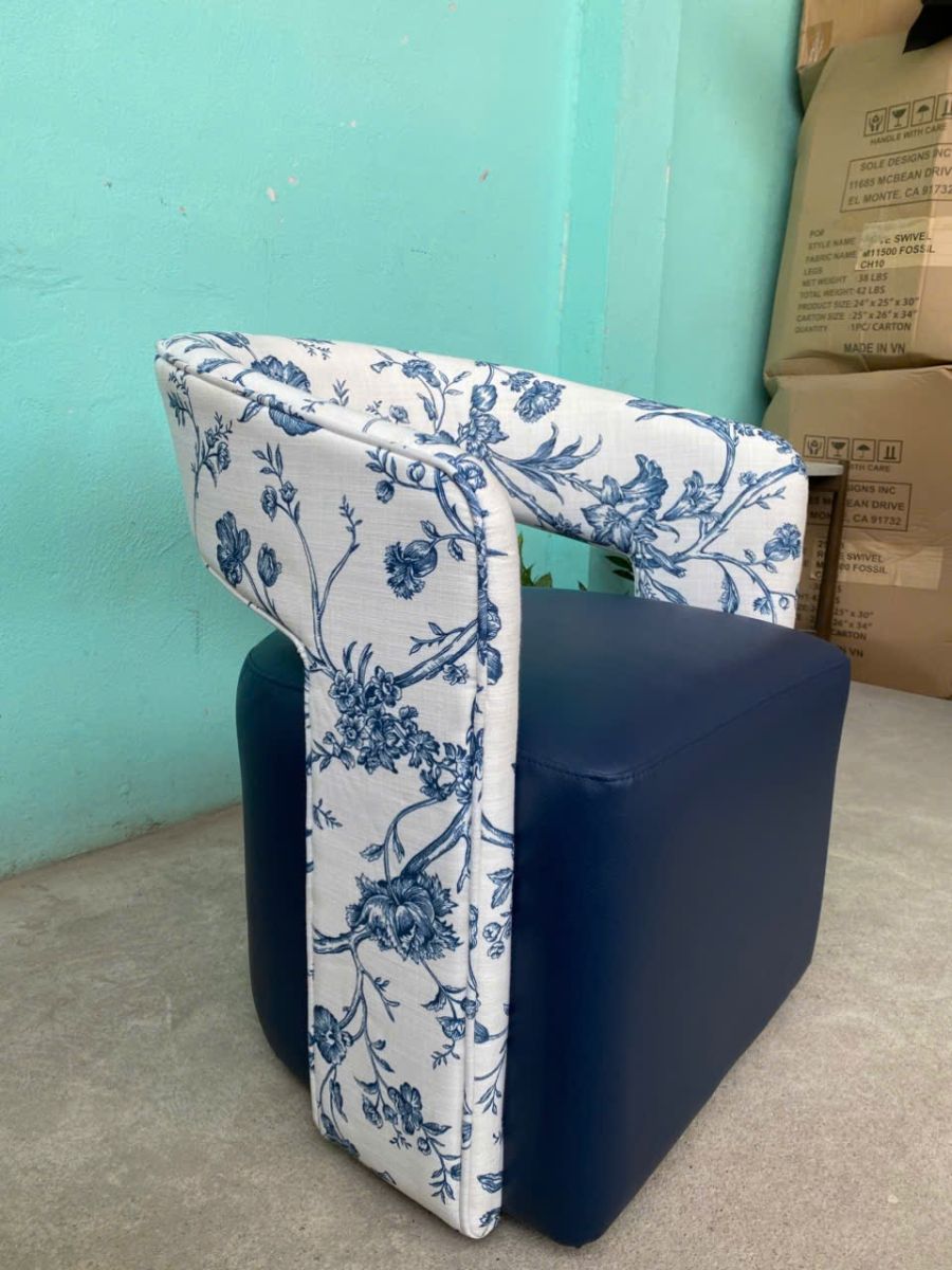 ghế xoay hoa văn kết hợp da giá rẻ tại HCM