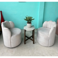 Bộ Bàn Ghế Thư Giãn Lưng Sò Hiện Đại – Sang Trọng, Tiện Nghi